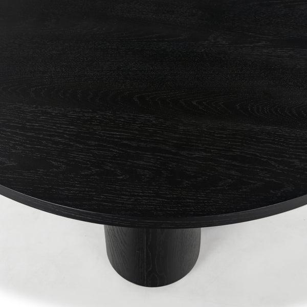 Safavieh Kathalina Round Wood Dining Table – Elegant Design, Durable Craftsmanship For Stylish Dining Spaces Black Wood Sfv7242b-2bx