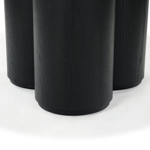 Safavieh Kathalina Round Wood Dining Table – Elegant Design, Durable Craftsmanship For Stylish Dining Spaces Black Wood Sfv7242b-2bx