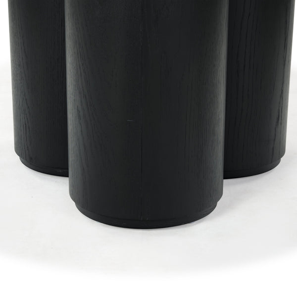 Safavieh Kathalina Round Wood Dining Table – Elegant Design, Durable Craftsmanship For Stylish Dining Spaces Black Wood Sfv7242b-2bx