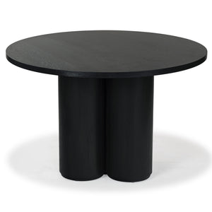 Safavieh Kathalina Round Wood Dining Table – Elegant Design, Durable Craftsmanship For Stylish Dining Spaces Black Wood Sfv7242b-2bx