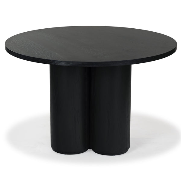 Safavieh Kathalina Round Wood Dining Table – Elegant Design, Durable Craftsmanship For Stylish Dining Spaces Black Wood Sfv7242b-2bx