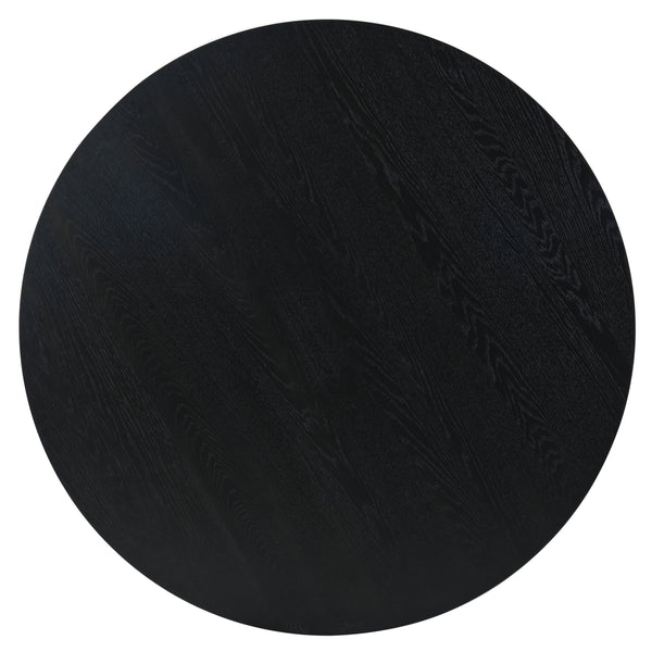 Safavieh Kathalina Round Wood Dining Table – Elegant Design, Durable Craftsmanship For Stylish Dining Spaces Black Wood Sfv7242b-2bx