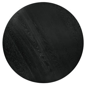 Safavieh Kathalina Round Wood Dining Table – Elegant Design, Durable Craftsmanship For Stylish Dining Spaces Black Wood Sfv7242b-2bx