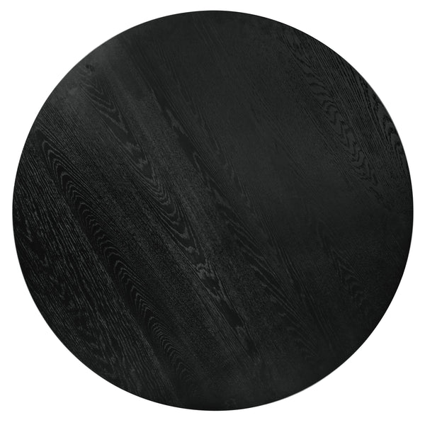 Safavieh Kathalina Round Wood Dining Table – Elegant Design, Durable Craftsmanship For Stylish Dining Spaces Black Wood Sfv7242b-2bx