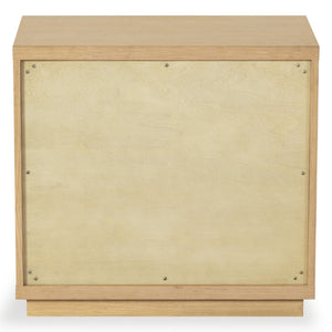 Safavieh DEZIREE Stylish 2-Drawer Nightstand – Modern Design with Spacious Storage for Bedroom Essentials Natural SFV7243A