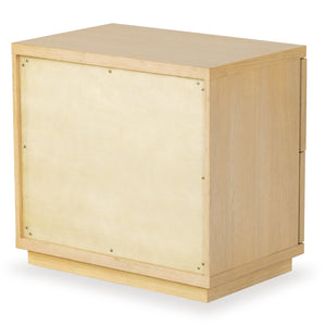 Safavieh Deziree Wood 2 Drawer Nightstand - Stylish & Functional Storage Solution For Any Bedroom Decor Natural 5% Metal,5% Cork Veneer,20% Manufactured Wood,30% Plywood,40% Wood Sfv7243a