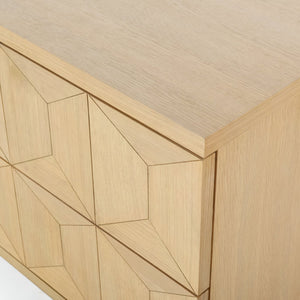 Safavieh Deziree Wood 2 Drawer Nightstand - Stylish & Functional Storage Solution For Any Bedroom Decor Natural 5% Metal,5% Cork Veneer,20% Manufactured Wood,30% Plywood,40% Wood Sfv7243a