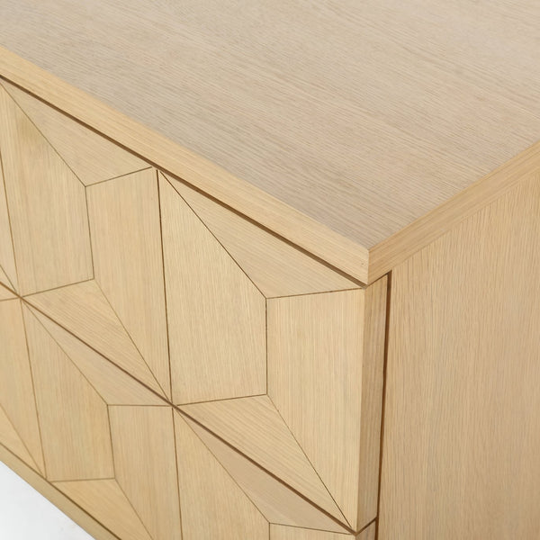 Safavieh Deziree Wood 2 Drawer Nightstand - Stylish & Functional Storage Solution For Any Bedroom Decor Natural 5% Metal,5% Cork Veneer,20% Manufactured Wood,30% Plywood,40% Wood Sfv7243a