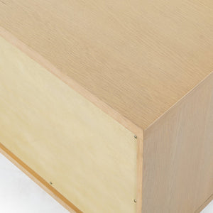 Safavieh Deziree Wood 2 Drawer Nightstand - Stylish & Functional Storage Solution For Any Bedroom Decor Natural 5% Metal,5% Cork Veneer,20% Manufactured Wood,30% Plywood,40% Wood Sfv7243a