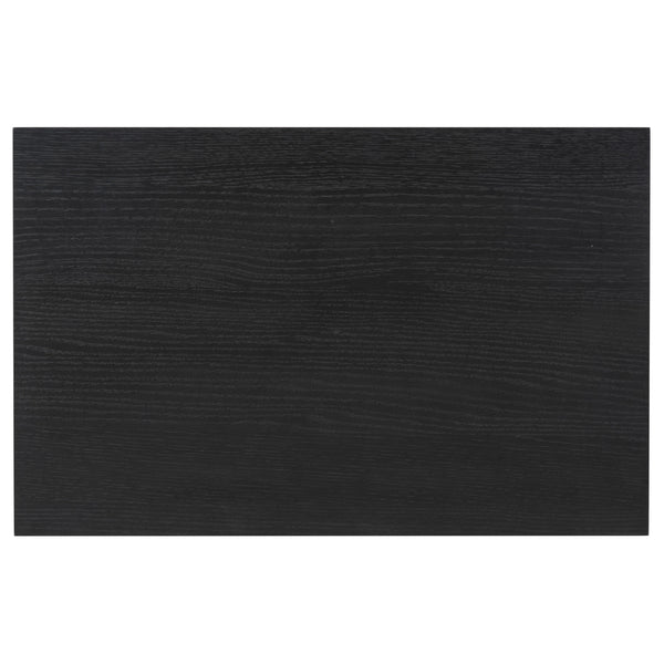 Safavieh Deziree Wood 2 Drawer Nightstand - Stylish & Functional Storage Solution For Any Bedroom Decor Black 5% Metal,5% Cork Veneer,20% Manufactured Wood,30% Plywood,40% Wood Sfv7243b