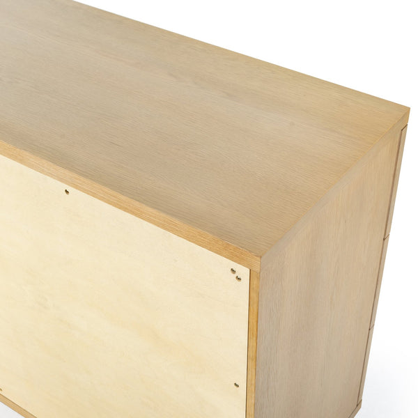 Safavieh Deziree Wood 6 Drawer Dresser - Elegant Storage Solution With Rustic Charm For Modern Spaces Natural 8% Metal,7% Cork Veneer,40% Manufactured Wood,23% Plywood,22% Wood Sfv7244a