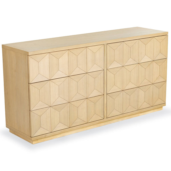 Safavieh Deziree Wood 6 Drawer Dresser - Elegant Storage Solution With Rustic Charm For Modern Spaces Natural 8% Metal,7% Cork Veneer,40% Manufactured Wood,23% Plywood,22% Wood Sfv7244a