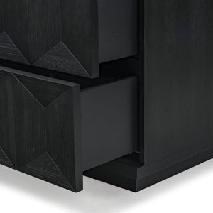 Safavieh Deziree Wood 6 Drawer Dresser - Elegant Storage Solution With Rustic Charm For Modern Spaces Black 8% Metal,7% Cork Veneer,40% Manufactured Wood,23% Plywood,22% Wood Sfv7244b