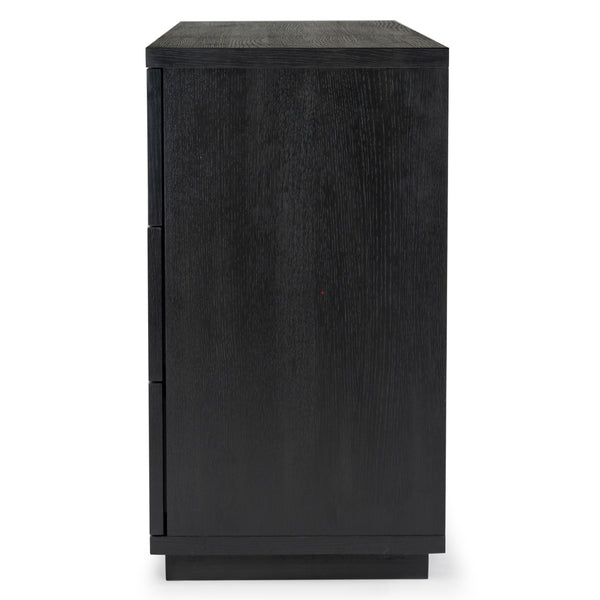 Safavieh Deziree Wood 6 Drawer Dresser - Elegant Storage Solution With Rustic Charm For Modern Spaces Black 8% Metal,7% Cork Veneer,40% Manufactured Wood,23% Plywood,22% Wood Sfv7244b