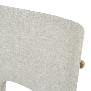 Safavieh Benjy Wood And Boucle Dining Chair - Stylish Craftsmanship For A Chic And Inviting Dining Space Beige ,Natural 3% Metal,16% Plywood,50% Wood,16% Fabric,15% Foam Sfv7245a-set2