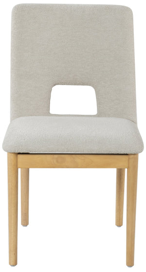 Safavieh Benjy Wood And Boucle Dining Chair - Stylish Craftsmanship For A Chic And Inviting Dining Space Beige ,Natural 3% Metal,16% Plywood,50% Wood,16% Fabric,15% Foam Sfv7245a-set2