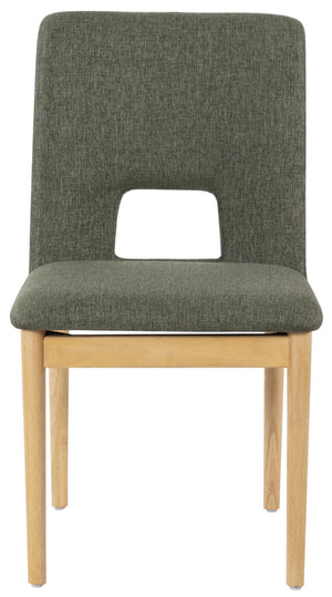 Safavieh Benjy Wood And Boucle Dining Chair - Stylish Craftsmanship For A Chic And Inviting Dining Space Green ,Natural 3% Metal,16% Plywood,50% Wood,16% Fabric,15% Foam Sfv7245b-set2