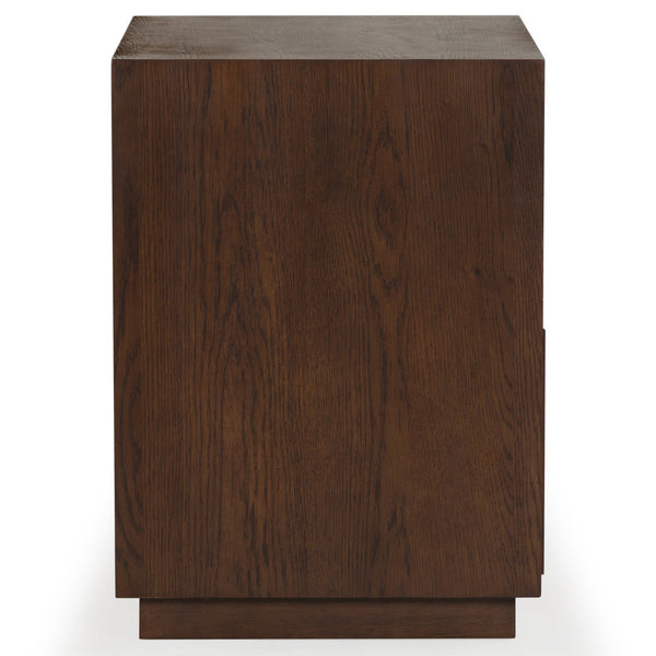 Safavieh Riabelle Wood 2 Drawer Nightstand – Elegant Rubberwood Design With Ample Storage For Your Bedroom Walnut 7% Metal,9% Cork Veneer,40% Manufactured Wood,22% Plywood,22% Wood Sfv7248a