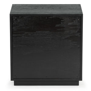 Safavieh Riabelle Wood 2 Drawer Nightstand – Elegant Rubberwood Design With Ample Storage For Your Bedroom Black 7% Metal,9% Cork Veneer,40% Manufactured Wood,22% Plywood,22% Wood Sfv7248b
