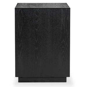 Safavieh Riabelle Wood 2 Drawer Nightstand – Elegant Rubberwood Design With Ample Storage For Your Bedroom Black 7% Metal,9% Cork Veneer,40% Manufactured Wood,22% Plywood,22% Wood Sfv7248b