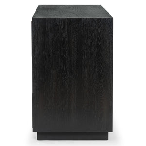 Safavieh Riabelle Wood 6 Drawer Dresser - Elegant Storage Solution With Contemporary Design For Your Home Black 8% Metal,9% Cork Veneer,45% Manufactured Wood,24% Plywood,14% Wood Sfv7249b