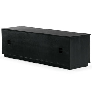 Safavieh Patty 4-door Wood Media Stand - Stylish And Durable Storage Solution For Your Entertainment Setup Black 5% Metal,8% Cork Veneer,40% Manufactured Wood,11% Plywood,36% Wood Sfv7251a