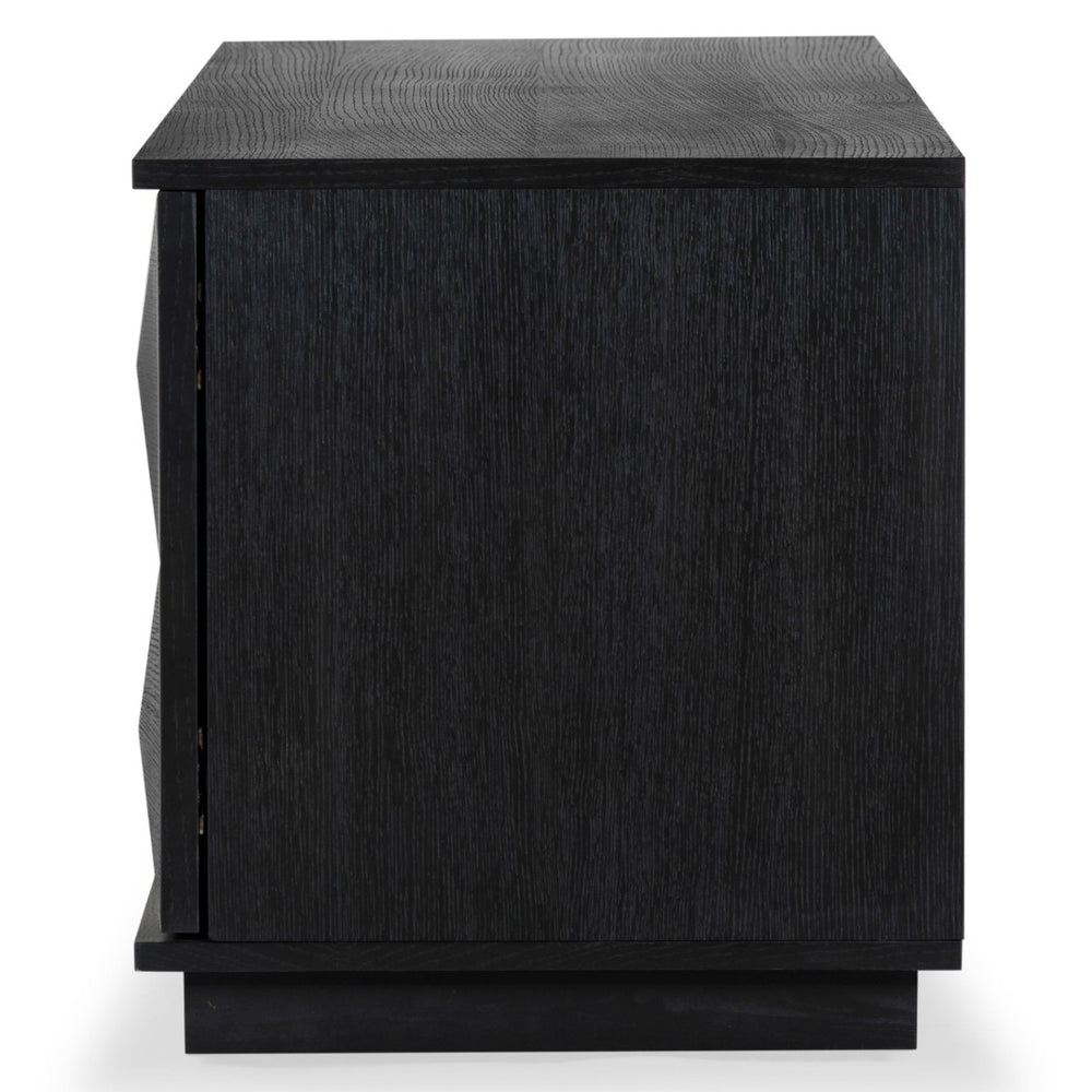 Safavieh PATTY 2 Door Wood Sideboard and Media Stand - Modern Storage Solution for Your Living Room Décor Black SFV7251A