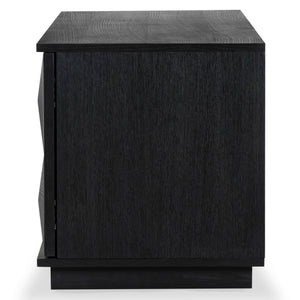 Safavieh Patty 4-door Wood Media Stand - Stylish And Durable Storage Solution For Your Entertainment Setup Black 5% Metal,8% Cork Veneer,40% Manufactured Wood,11% Plywood,36% Wood Sfv7251a