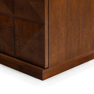 Safavieh Patty 4-door Wood Media Stand - Stylish And Durable Storage Solution For Your Entertainment Setup Walnut 5% Metal,8% Cork Veneer,40% Manufactured Wood,11% Plywood,36% Wood Sfv7251b