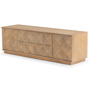 Safavieh Patty 4-door Wood Media Stand - Stylish And Durable Storage Solution For Your Entertainment Setup Natural 5% Metal,8% Cork Veneer,40% Manufactured Wood,11% Plywood,36% Wood Sfv7251c