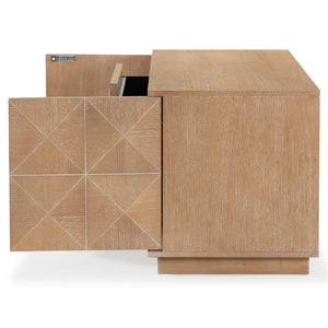 Safavieh Patty 4-door Wood Media Stand - Stylish And Durable Storage Solution For Your Entertainment Setup Natural 5% Metal,8% Cork Veneer,40% Manufactured Wood,11% Plywood,36% Wood Sfv7251c