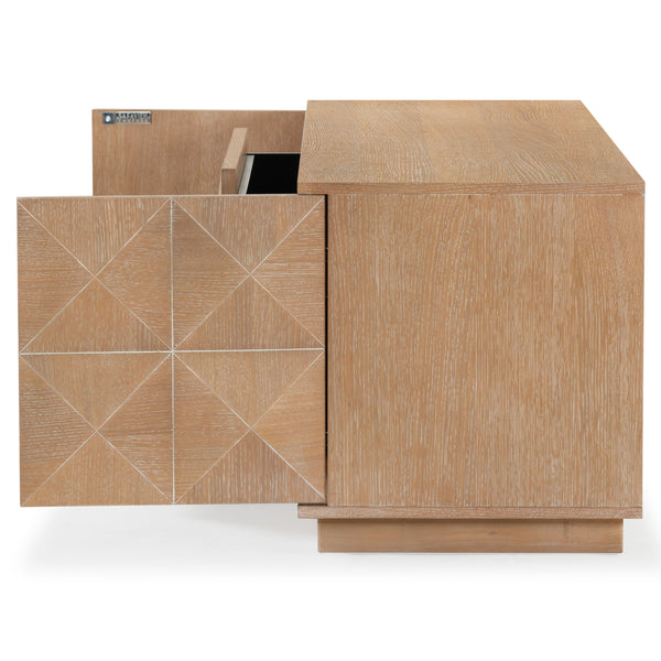 Safavieh Patty 4-door Wood Media Stand - Stylish And Durable Storage Solution For Your Entertainment Setup Natural 5% Metal,8% Cork Veneer,40% Manufactured Wood,11% Plywood,36% Wood Sfv7251c