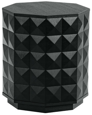 Safavieh PATTY Wood Octagon Accent Table – Modern, Versatile Design for Living Spaces and Bedrooms Black SFV7252A
