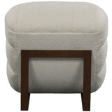 Safavieh Fenix Boucle Lounge Chair And Ottoman Ivory / Dark Brown CHAIR: 32.2                                                                                                                                                                                                                                                                                                              OTTOMAN: 32.2 IN W x CHAIR: 52                                                                                                       