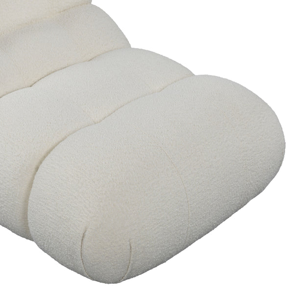 Safavieh Fenix Boucle Lounge Chair And Ottoman Ivory / Dark Brown CHAIR: 32.2                                                                                                                                                                                                                                                                                                              OTTOMAN: 32.2 IN W x CHAIR: 52                                                                                                       