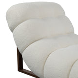 Safavieh Fenix Boucle Lounge Chair And Ottoman Ivory / Dark Brown CHAIR: 32.2                                                                                                                                                                                                                                                                                                              OTTOMAN: 32.2 IN W x CHAIR: 52                                                                                                       