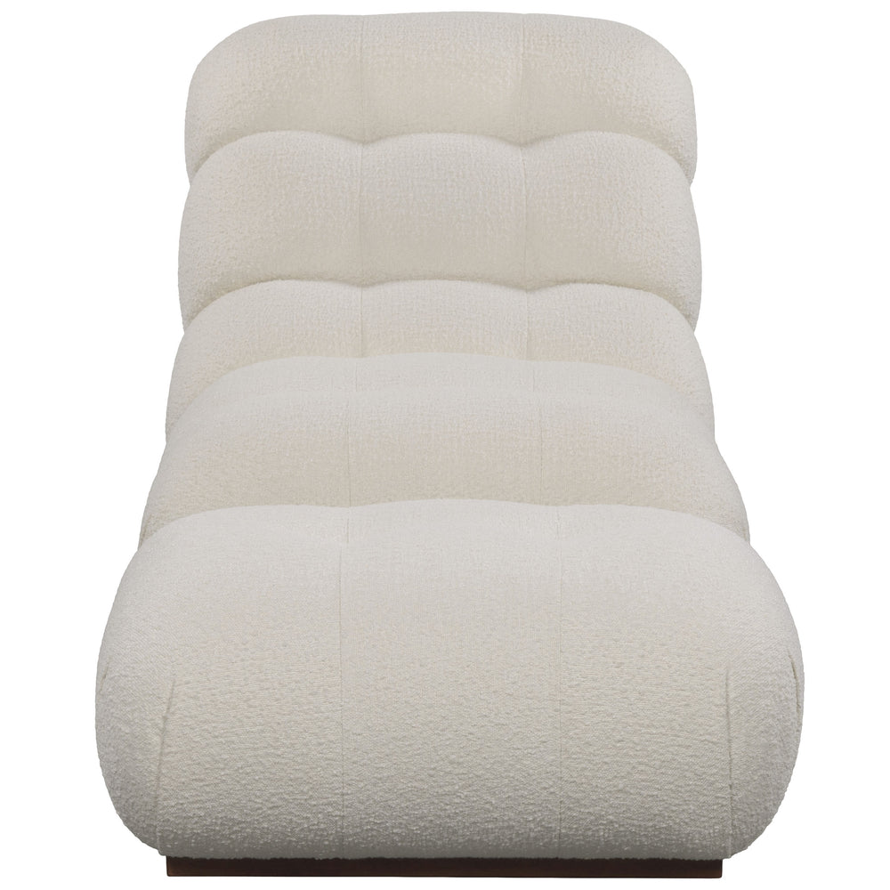 Safavieh Fenix Boucle Lounge Chair And Ottoman Ivory / Dark Brown CHAIR: 32.2                                                                                                                                                                                                                                                                                                              OTTOMAN: 32.2 IN W x CHAIR: 52                                                                                                       
