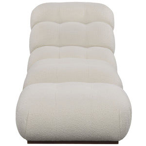 Safavieh Fenix Boucle Lounge Chair And Ottoman Ivory / Dark Brown CHAIR: 32.2                                                                                                                                                                                                                                                                                                              OTTOMAN: 32.2 IN W x CHAIR: 52                                                                                                       