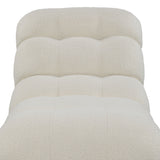 Safavieh Fenix Boucle Lounge Chair And Ottoman Ivory / Dark Brown CHAIR: 32.2                                                                                                                                                                                                                                                                                                              OTTOMAN: 32.2 IN W x CHAIR: 52                                                                                                       