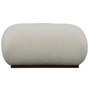 Safavieh Fenix Boucle Lounge Chair And Ottoman Ivory / Dark Brown CHAIR: 32.2                                                                                                                                                                                                                                                                                                              OTTOMAN: 32.2 IN W x CHAIR: 52                                                                                                       