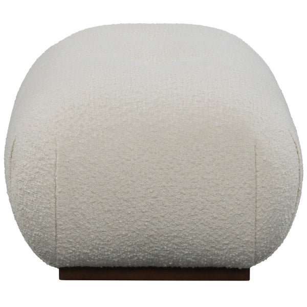 Safavieh Fenix Boucle Lounge Chair And Ottoman Ivory / Dark Brown CHAIR: 32.2                                                                                                                                                                                                                                                                                                              OTTOMAN: 32.2 IN W x CHAIR: 52                                                                                                       