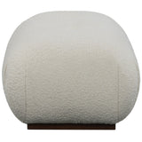 Safavieh Fenix Boucle Lounge Chair And Ottoman Ivory / Dark Brown CHAIR: 32.2                                                                                                                                                                                                                                                                                                              OTTOMAN: 32.2 IN W x CHAIR: 52                                                                                                       