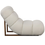 Safavieh Fenix Boucle Lounge Chair And Ottoman Ivory / Dark Brown CHAIR: 32.2                                                                                                                                                                                                                                                                                                              OTTOMAN: 32.2 IN W x CHAIR: 52                                                                                                       