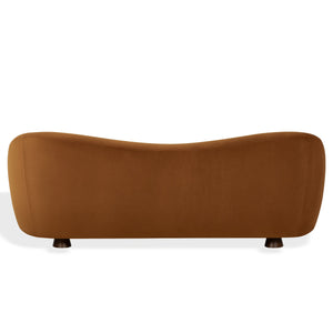 Jocelyne Plush Velvet Sofa With Solid Wood Frame, High-Resilience Foam Cushioning, Elegant Silhouette