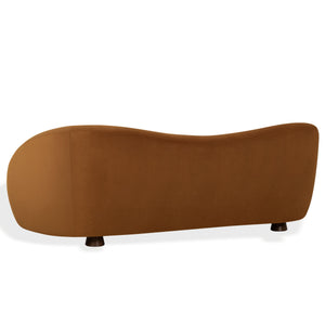 Jocelyne Plush Velvet Sofa With Solid Wood Frame, High-Resilience Foam Cushioning, Elegant Silhouette