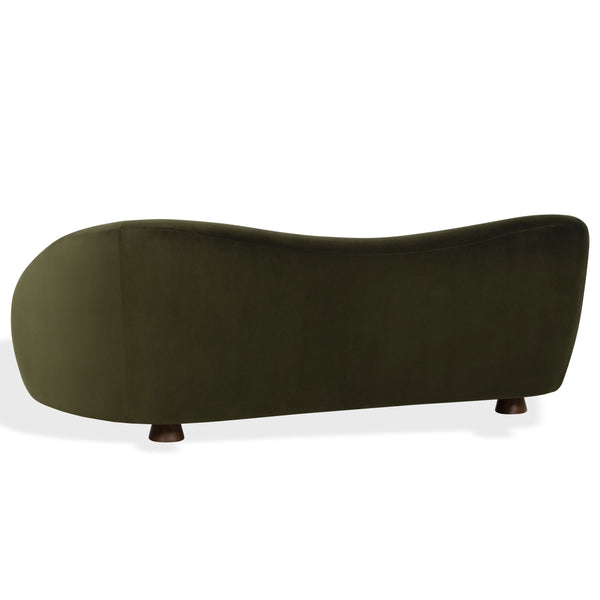 Jocelyne Plush Velvet Sofa With Solid Wood Frame, High-Resilience Foam Cushioning, Elegant Silhouette