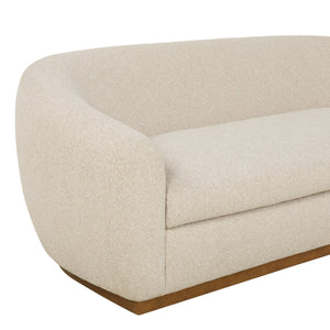 Tylah Boucle Sofa With Plush High-Density Foam Seating, Sculpted Hardwood Frame And Clean Lines