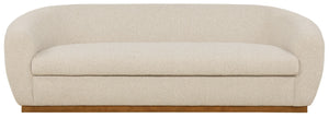 Tylah Boucle Sofa With Plush High-Density Foam Seating, Sculpted Hardwood Frame And Clean Lines