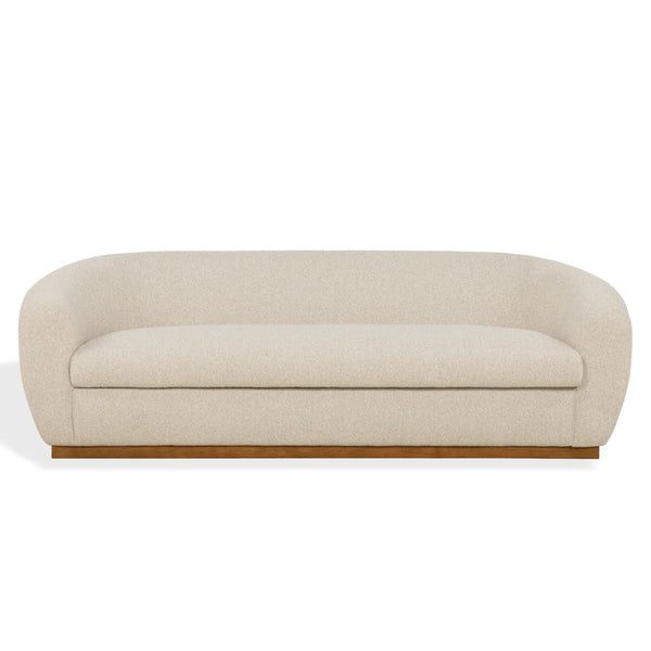 Tylah Boucle Sofa With Plush High-Density Foam Seating, Sculpted Hardwood Frame And Clean Lines
