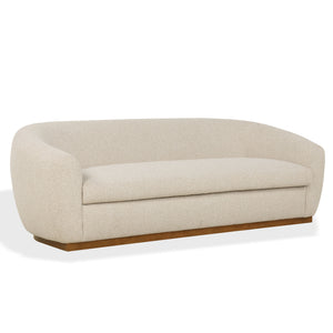 Tylah Boucle Sofa With Plush High-Density Foam Seating, Sculpted Hardwood Frame And Clean Lines